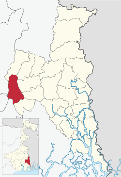 Barrackpore-II in North 24 Parganas (West Bengal).svg