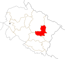 Location in Uttarakhand, India