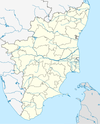 Map showing the location of Gulf of Mannar Marine National Park