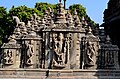 Carving at Hatheesing Jain Derasar