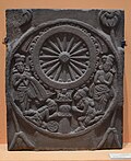 Sandstone depiction, c. 2nd Century BCE, Bharhut, Indian Museum – Kolkata.