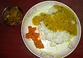 North Sikkim meal