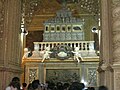 The silver casket of St. Francis Xavier inside the Basilica of Bom Jesus has thirty two episodes of his life depicted on all four sides of the silver plates