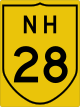 National Highway 28 shield}}