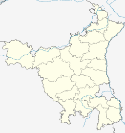 Location of the reservoir in Haryana