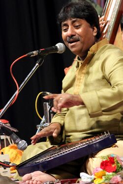 Ustad Rashid Khan performing at Bharat Bhavan, Bhopal