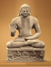 448 CE The Mankuwar Buddha, with inscribed date "year 129 in the reign of Maharaja Kumaragupta", hence 448 CE.[141] Mankuwar, District of Allahabad. Lucknow Museum.[42][142]