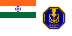 Flag of the Indian Navy (2022–present)