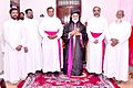 Msgr. Jose Chamakalayil with other curia members