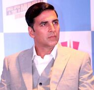 A serious-looking Akshay Kumar