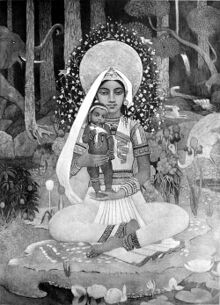 File:Marianne Stokes - Devaki mother of Krishna.jpg