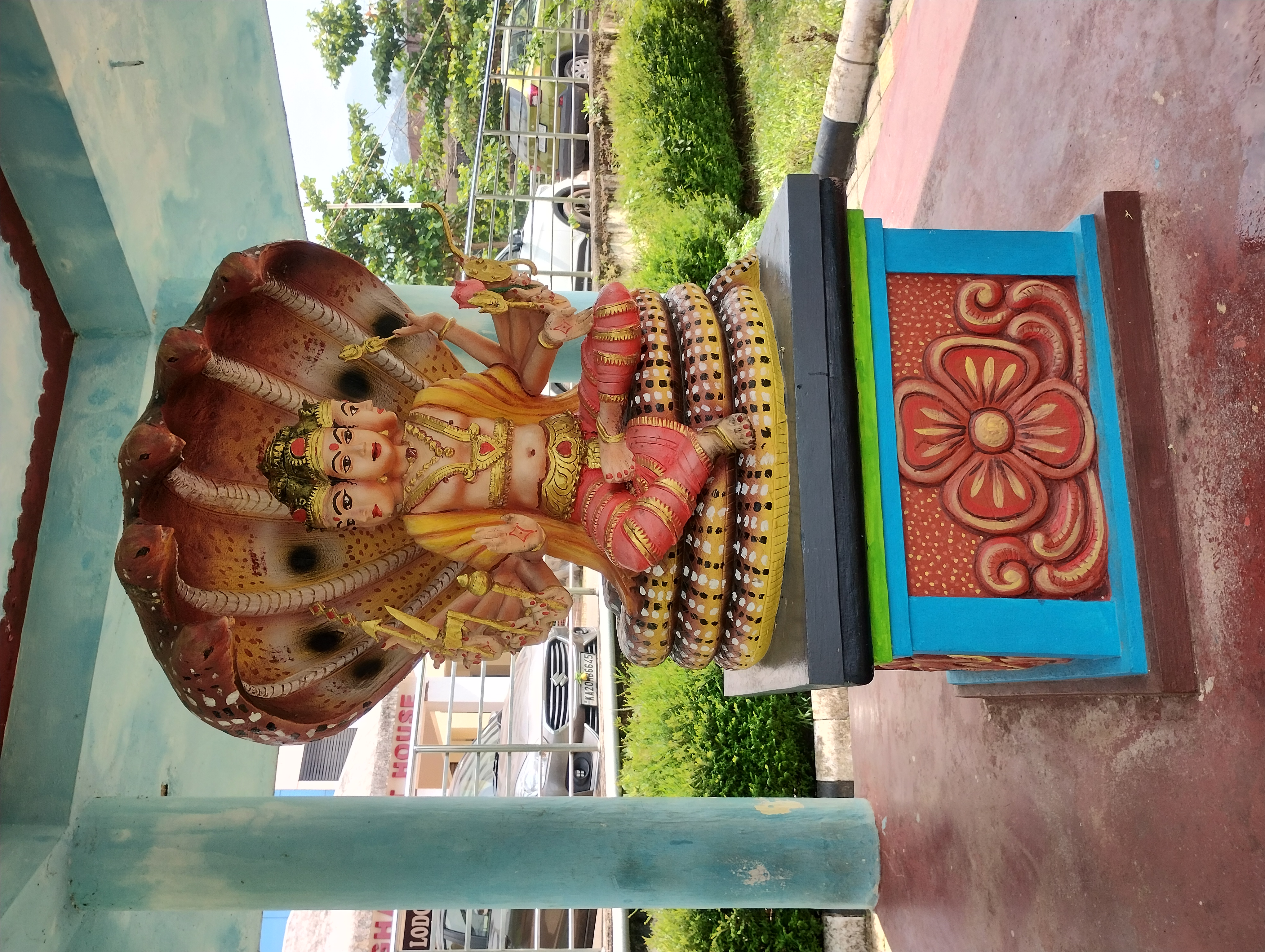 A sculpture at Adi Subramanya, near Kukke Subramanya Temple (2025)