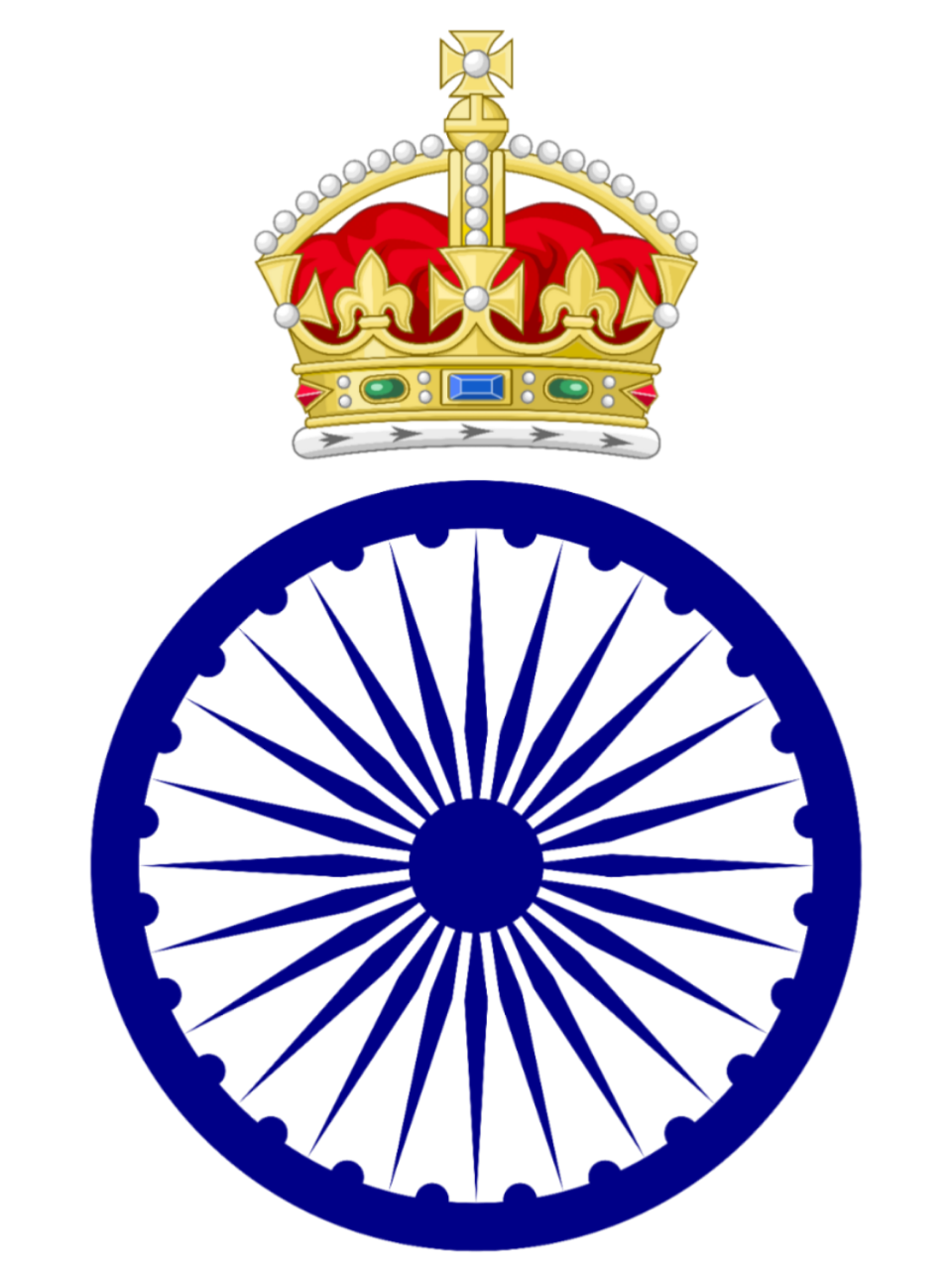 Badge of Monarch of India (1947–1950)