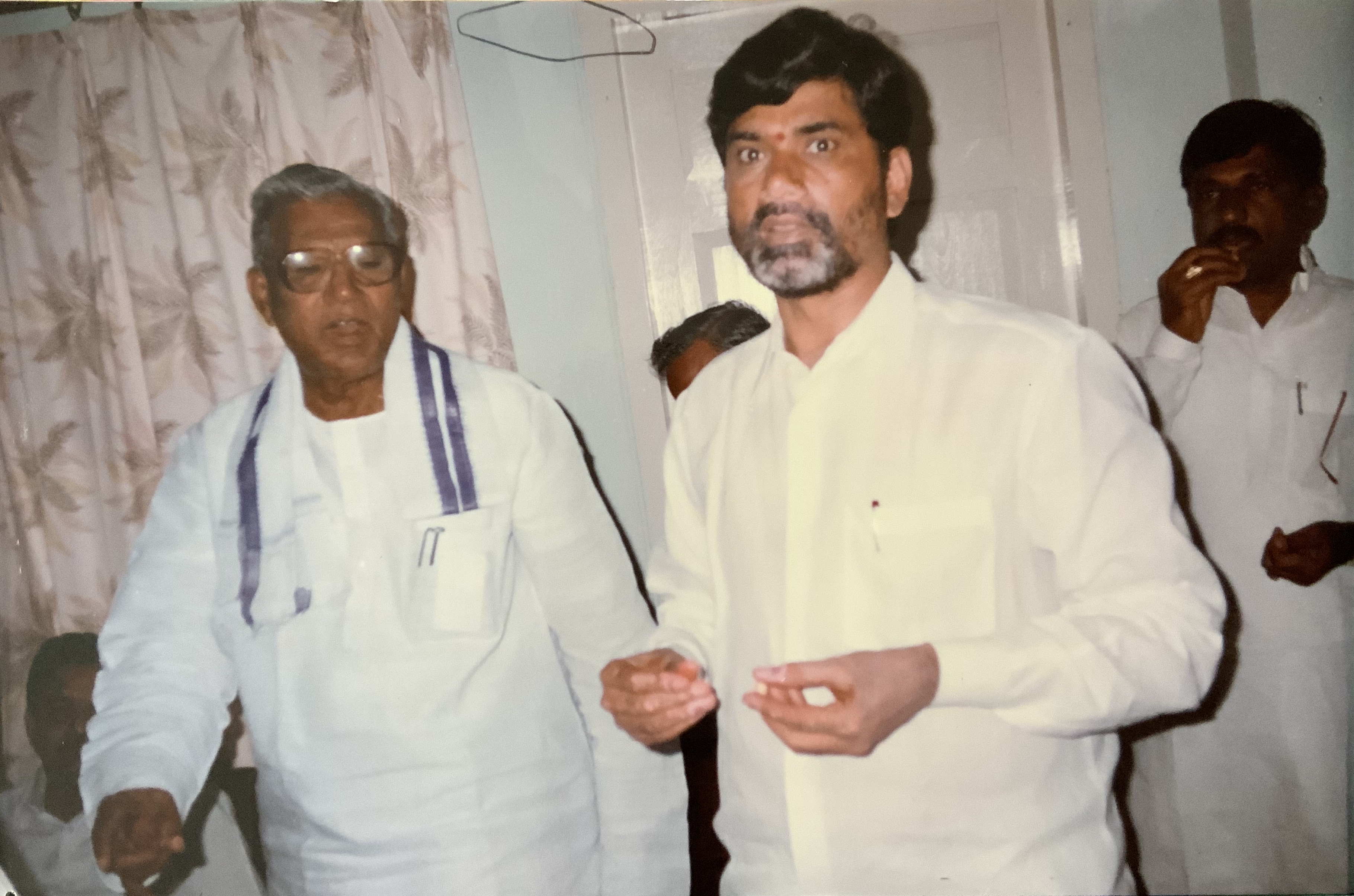 Bodepudi Venkateswara Rao with Chandrababu Naidu]