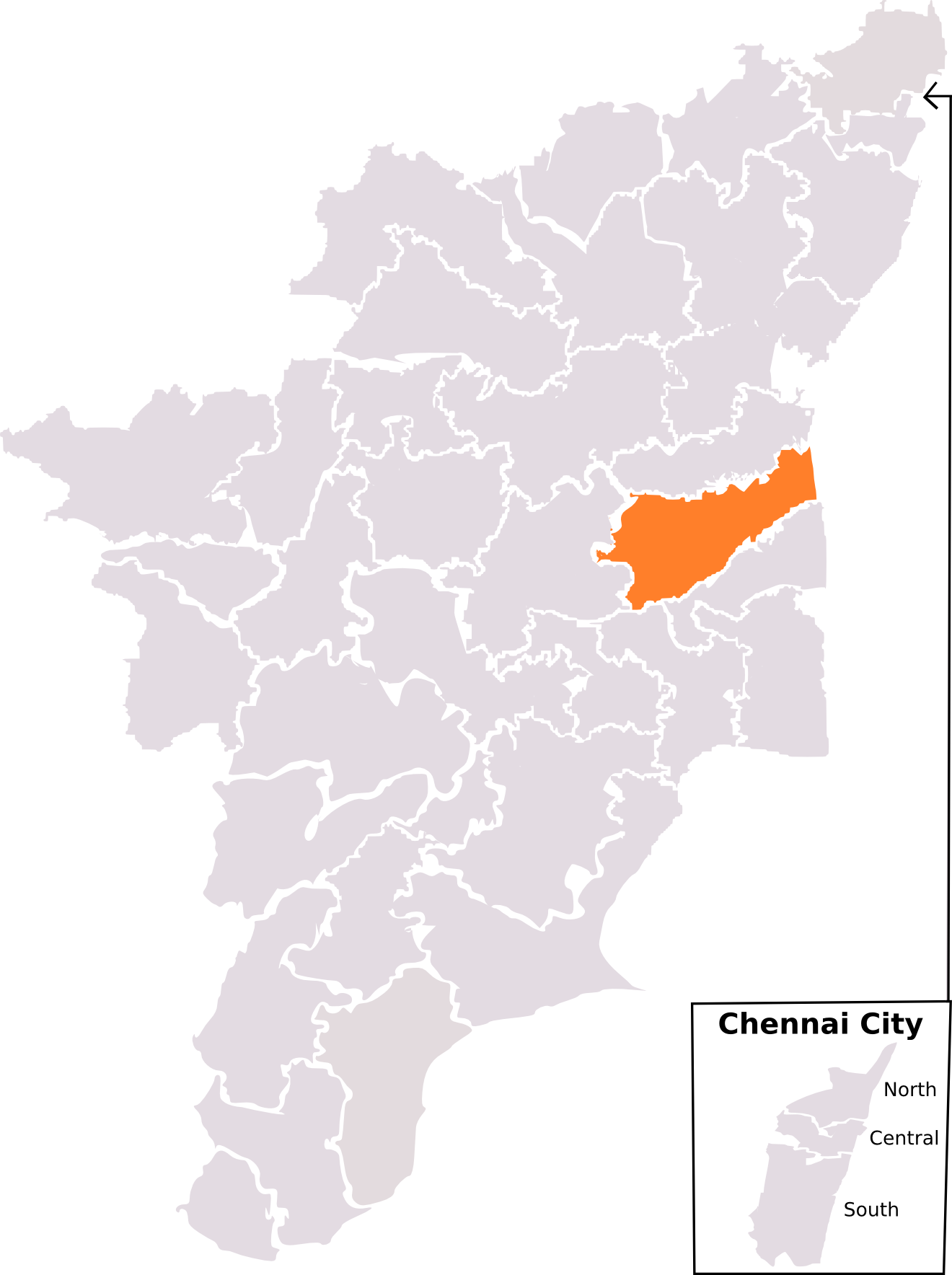 Chidambaram lok sabha constituency.png