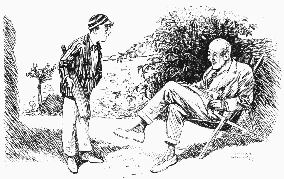Cricket terminology - Punch cartoon - Project Gutenberg eText 17596.png