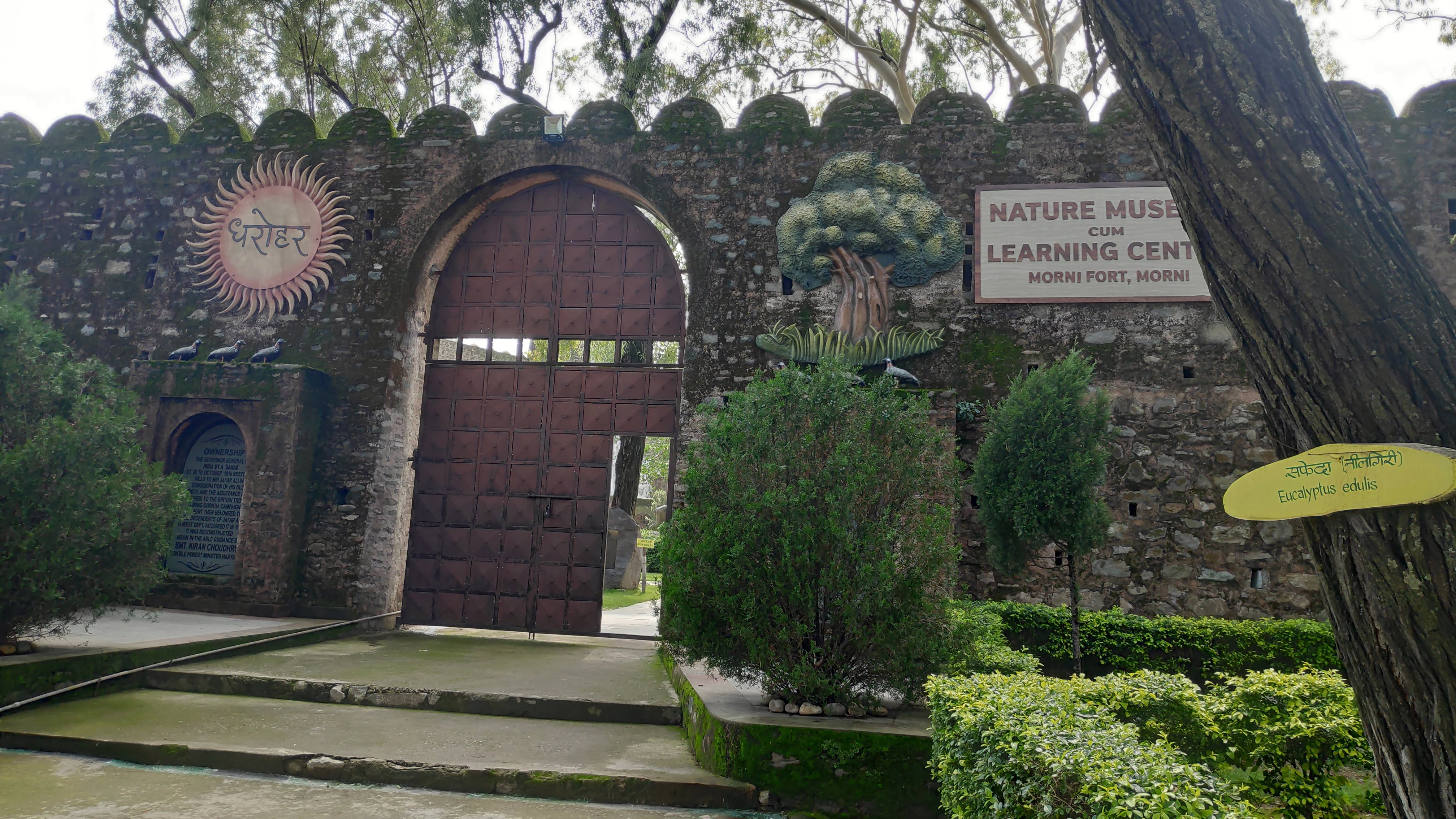 Entry Gate view of Morni fort.jpg