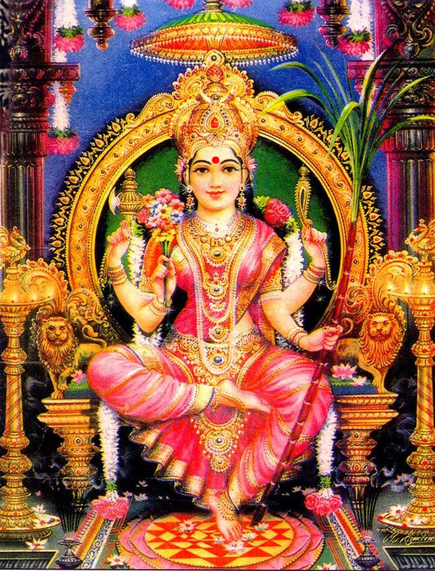 As Tripura Sundari, she is the complete supreme form.[29][30]