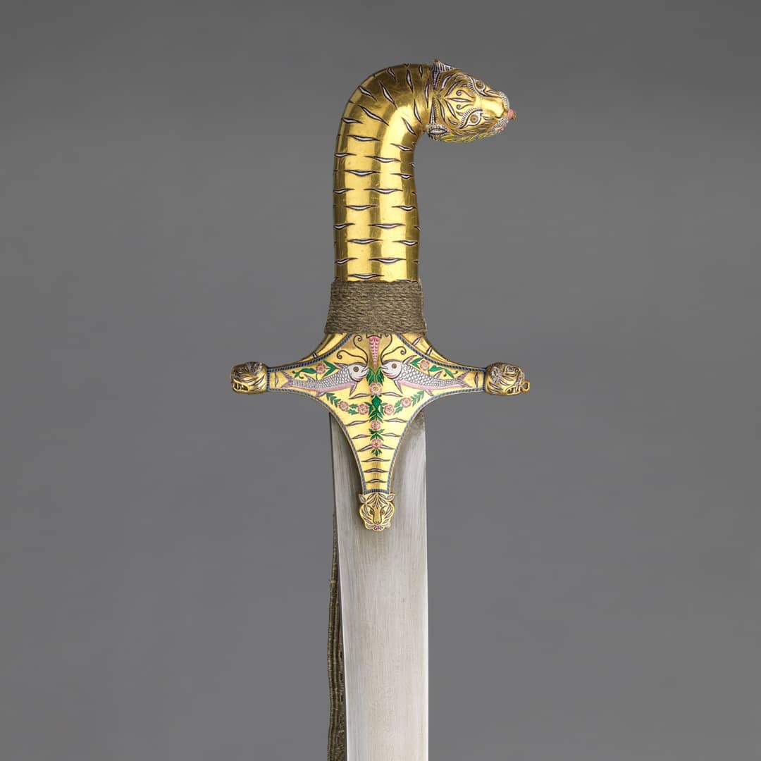Hilt of Ghazi-ud-Din Haidar Shah's sword.