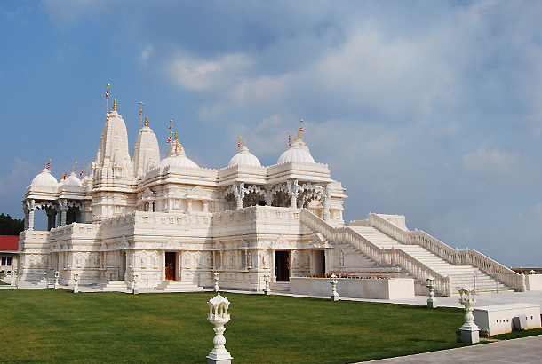 BAPS Shri Swaminarayan Mandir in Atlanta, United States.