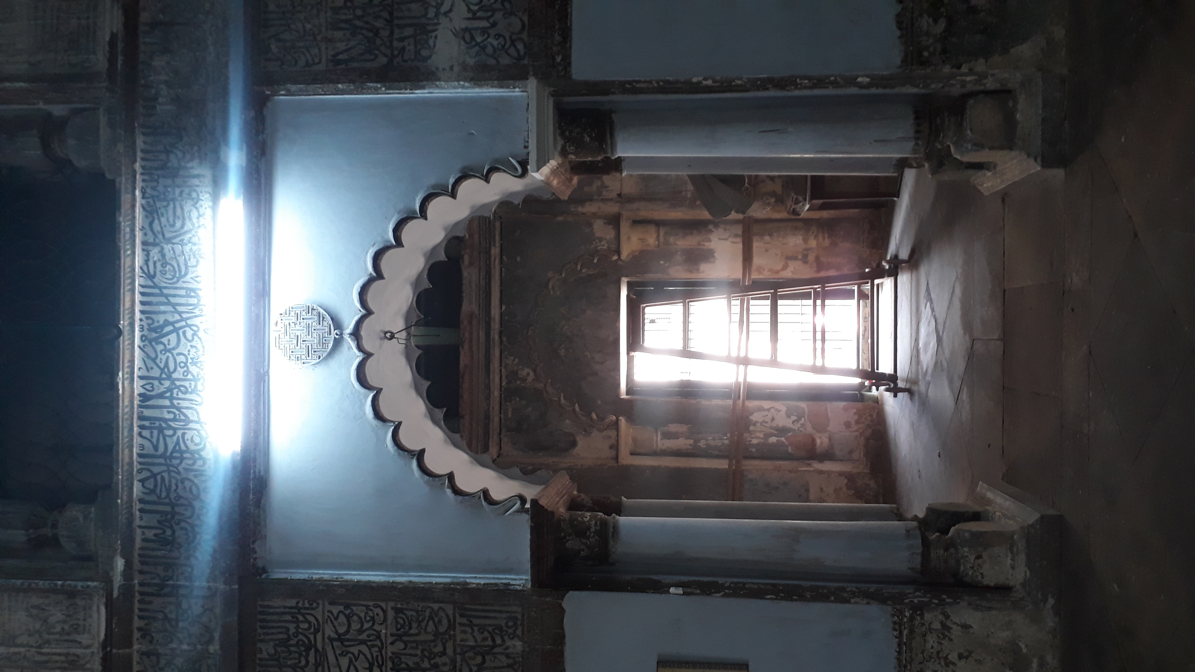 Inside the prayer hall of Imambara