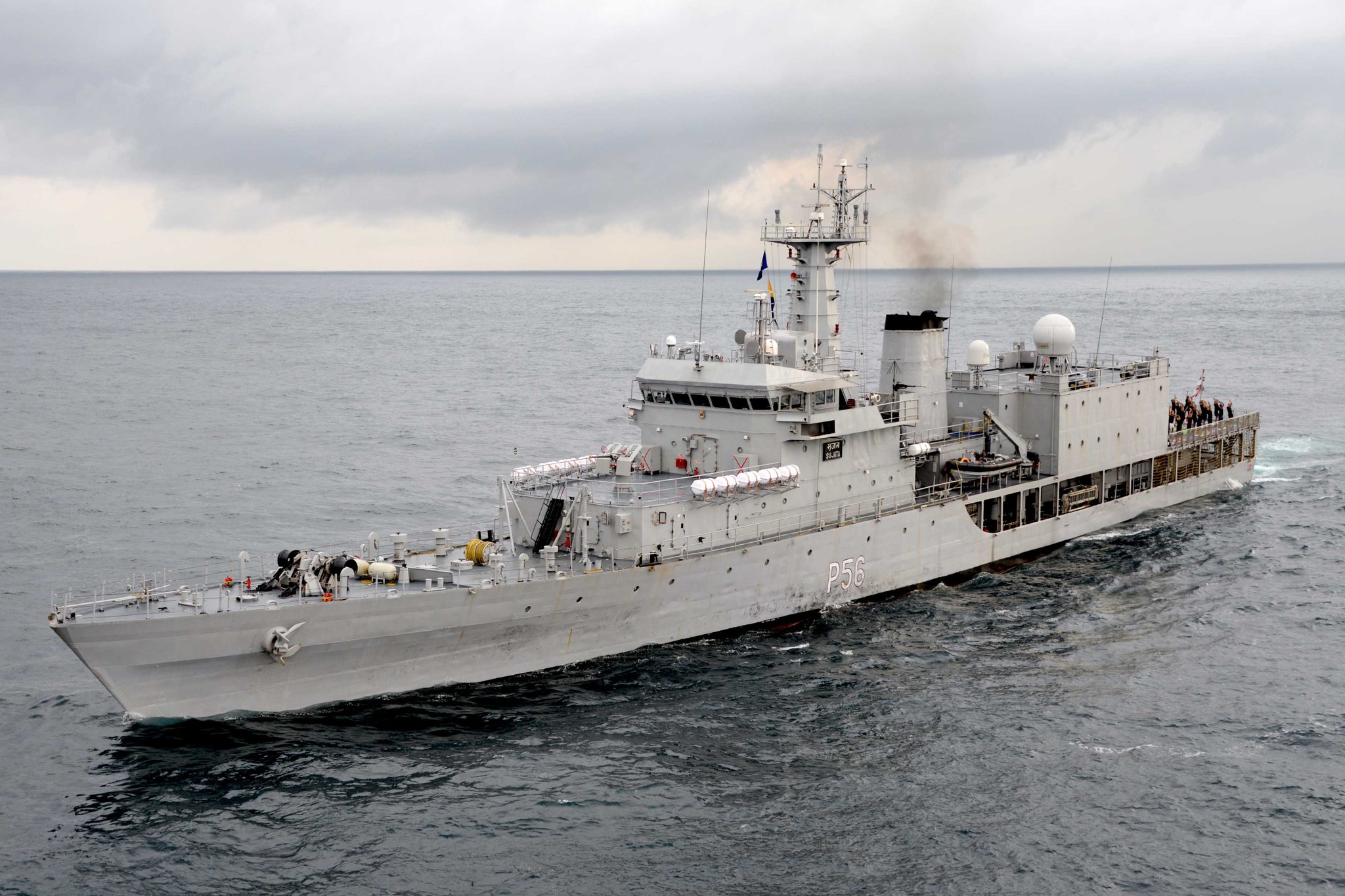 INS Sujata (P56) of 1st Training squadron en-route to Sri Lanka.jpg