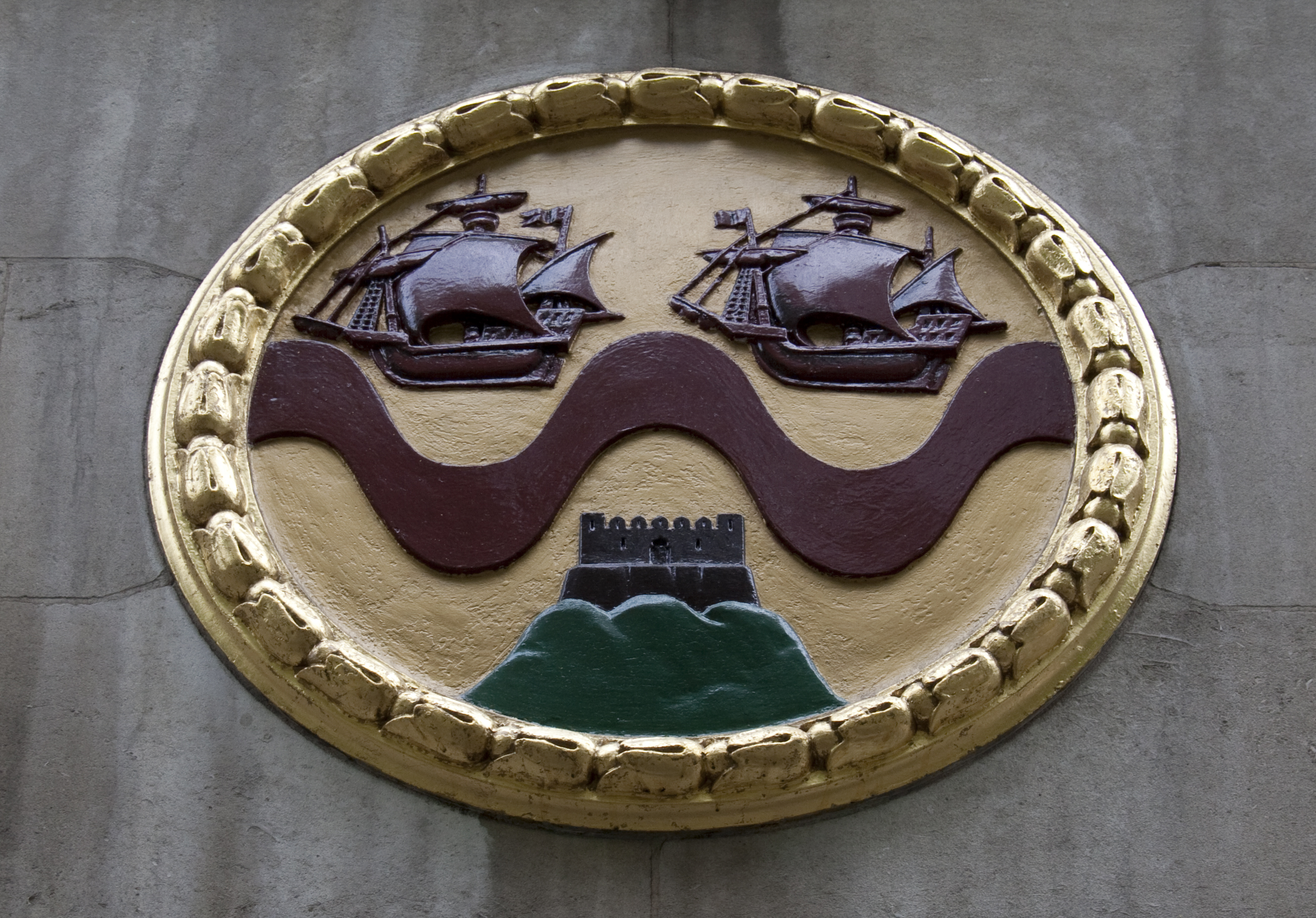 Emblem of the Bombay Presidency during the British Raj