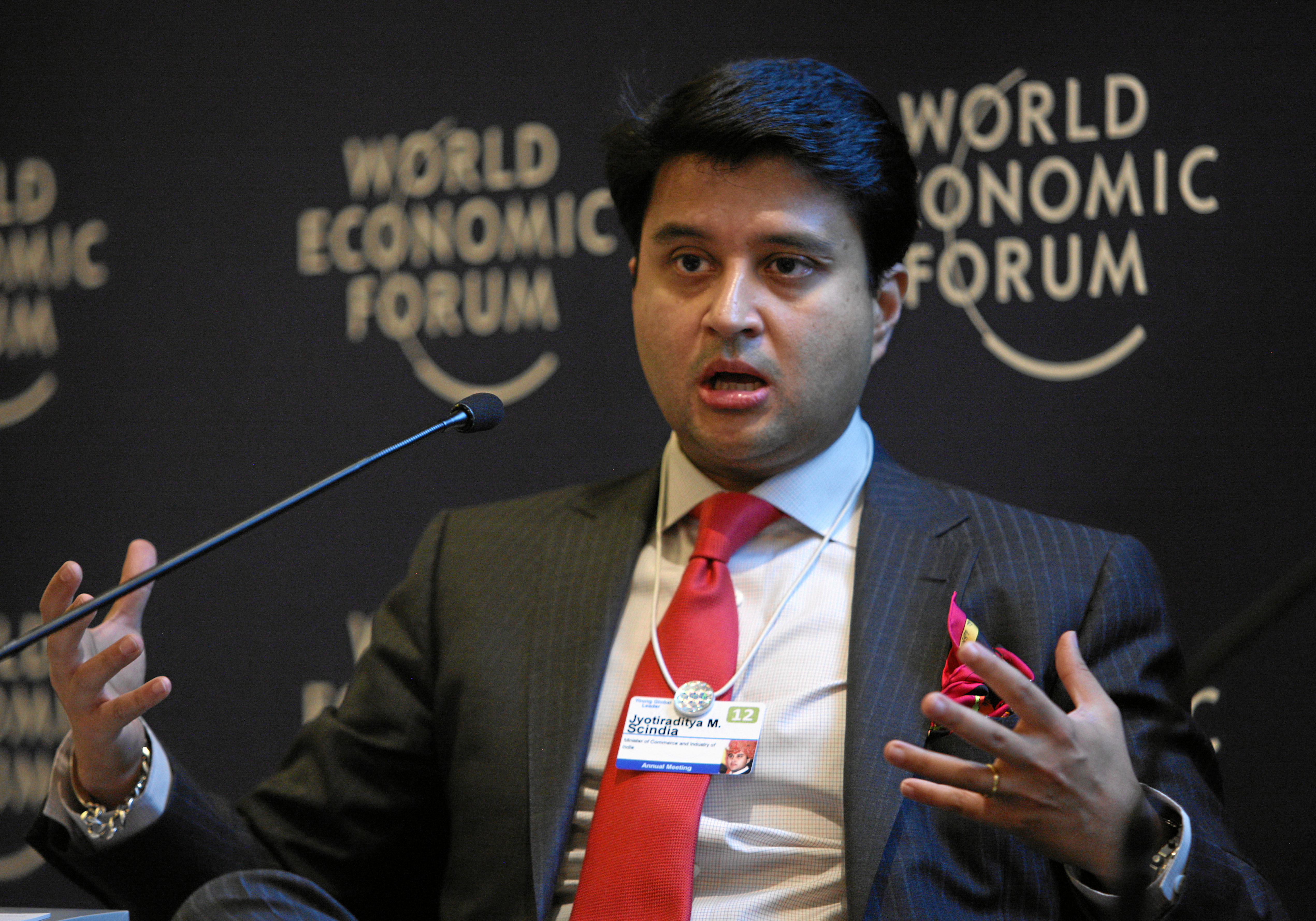 Jyotiraditya Scindia, Member of Parliament and Minister of Information (Class of '88)