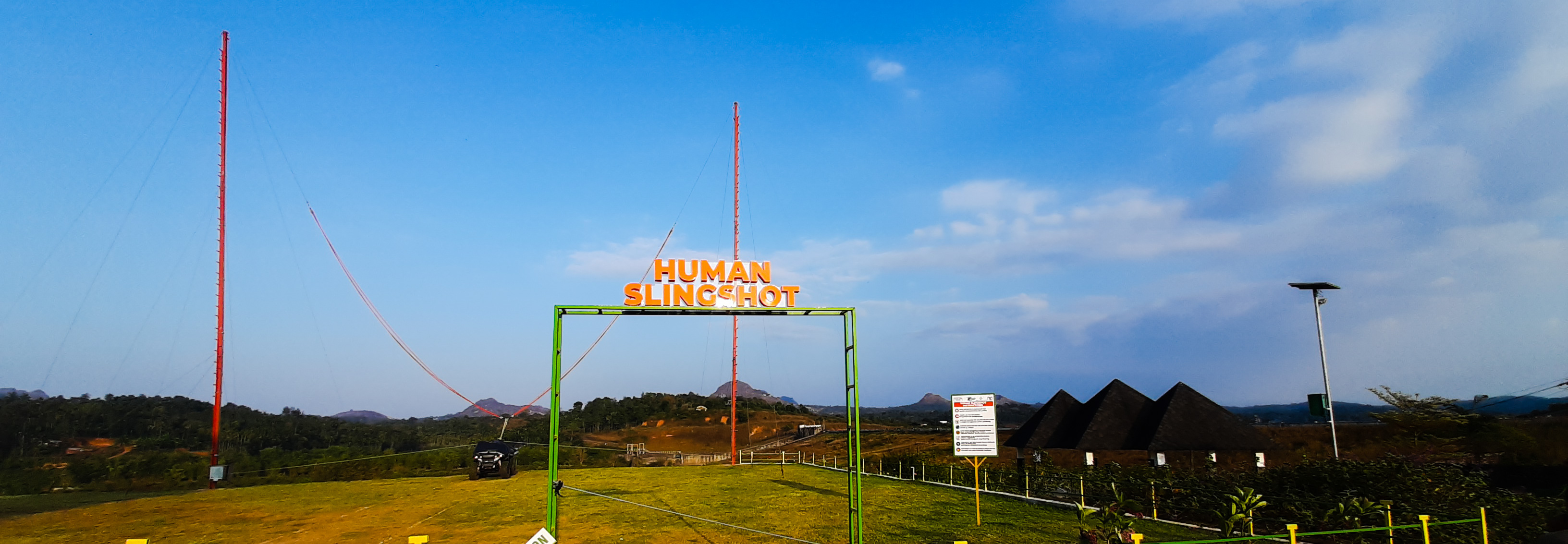 Human Slingshot at Karapuzha Tourism Project, Wayanad