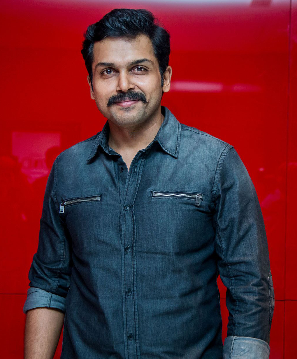Karthi Sivakumar at Nenjil Thunivirunthal Audio Launch (cropped).jpg