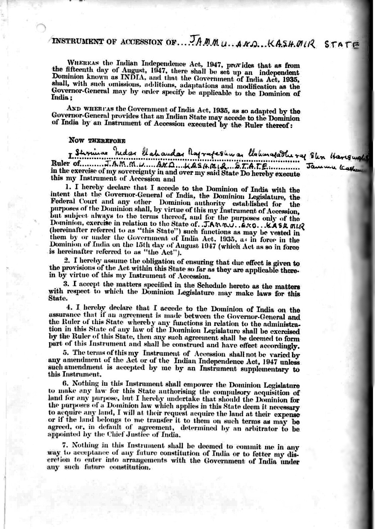 Kashmir Accession document side 1.jpg