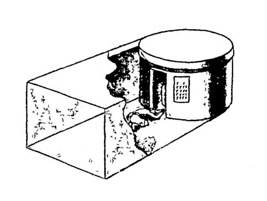 Volume plan of Cave 9.