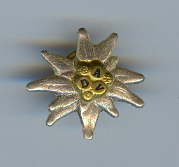 German Alpine Club logo pin.[32]