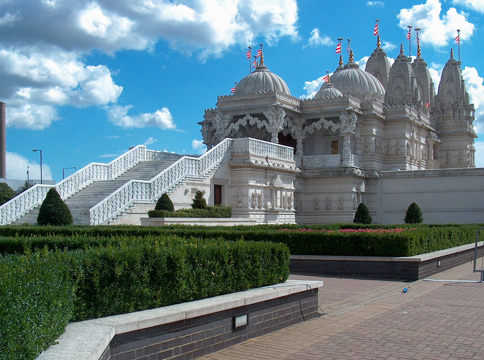 BAPS Shri Swaminarayan Mandir in London, United Kingdom.