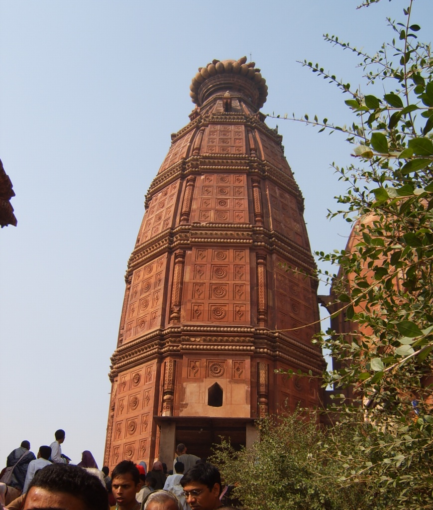 Front view of temple.