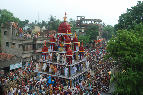 Rath Jatra is widely celebrated in Bengal