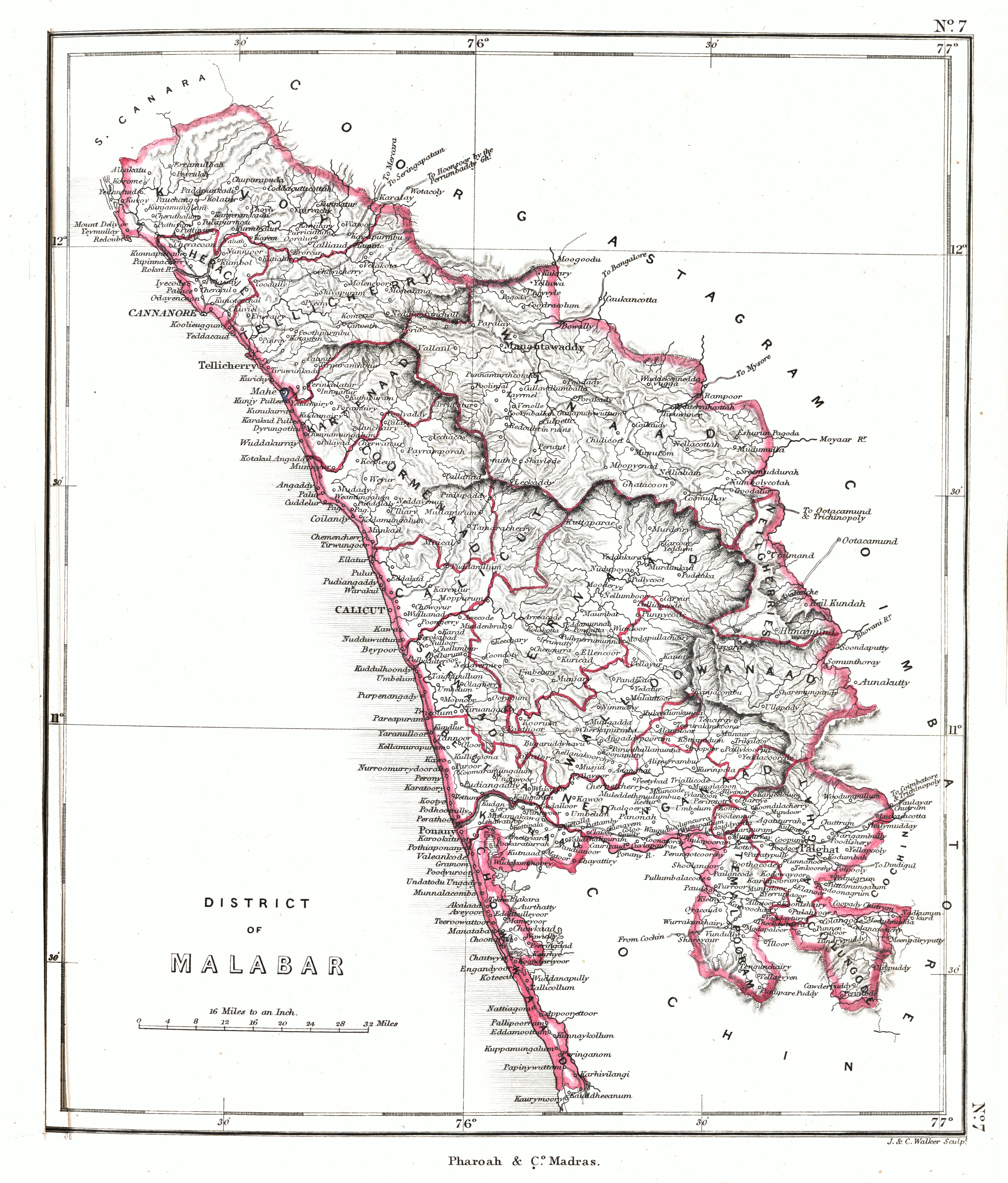 Malabar District in 1854