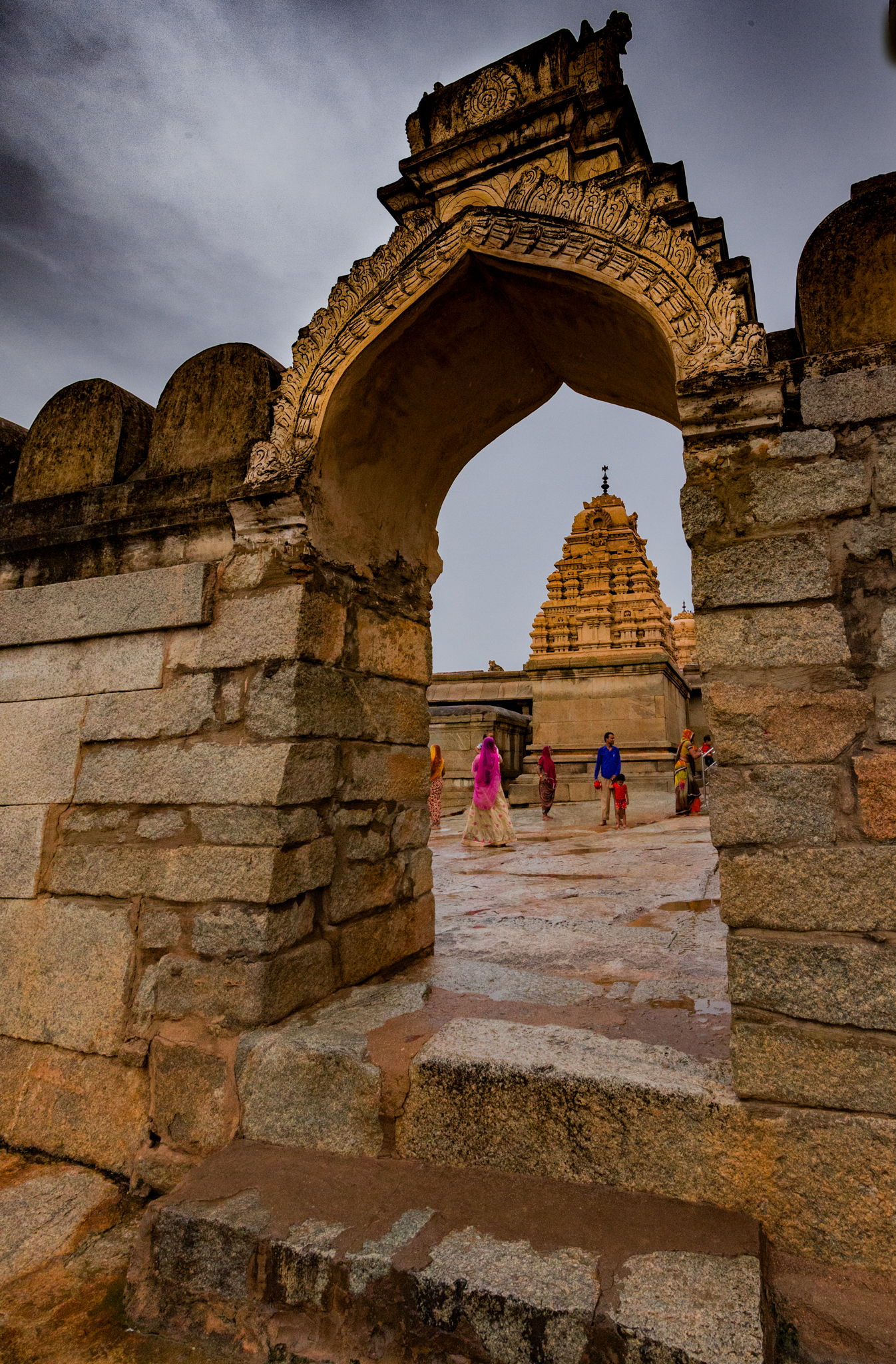 North Side View of the temple