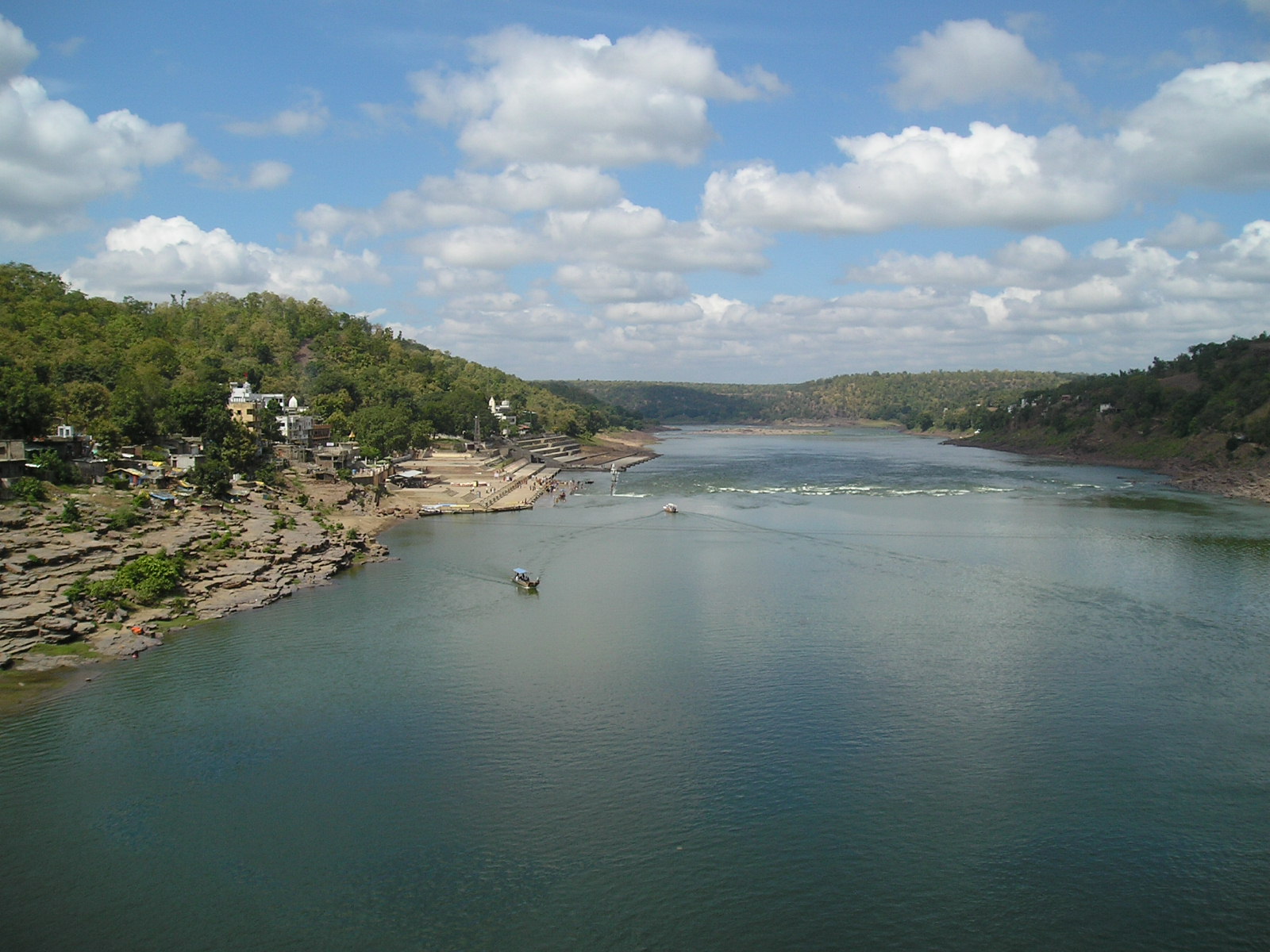 Narmada near Omkareshwar
