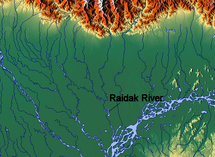 Raidak River map.png