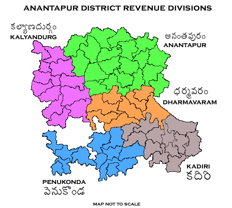 Revenue divisions map of Anantapur district.png