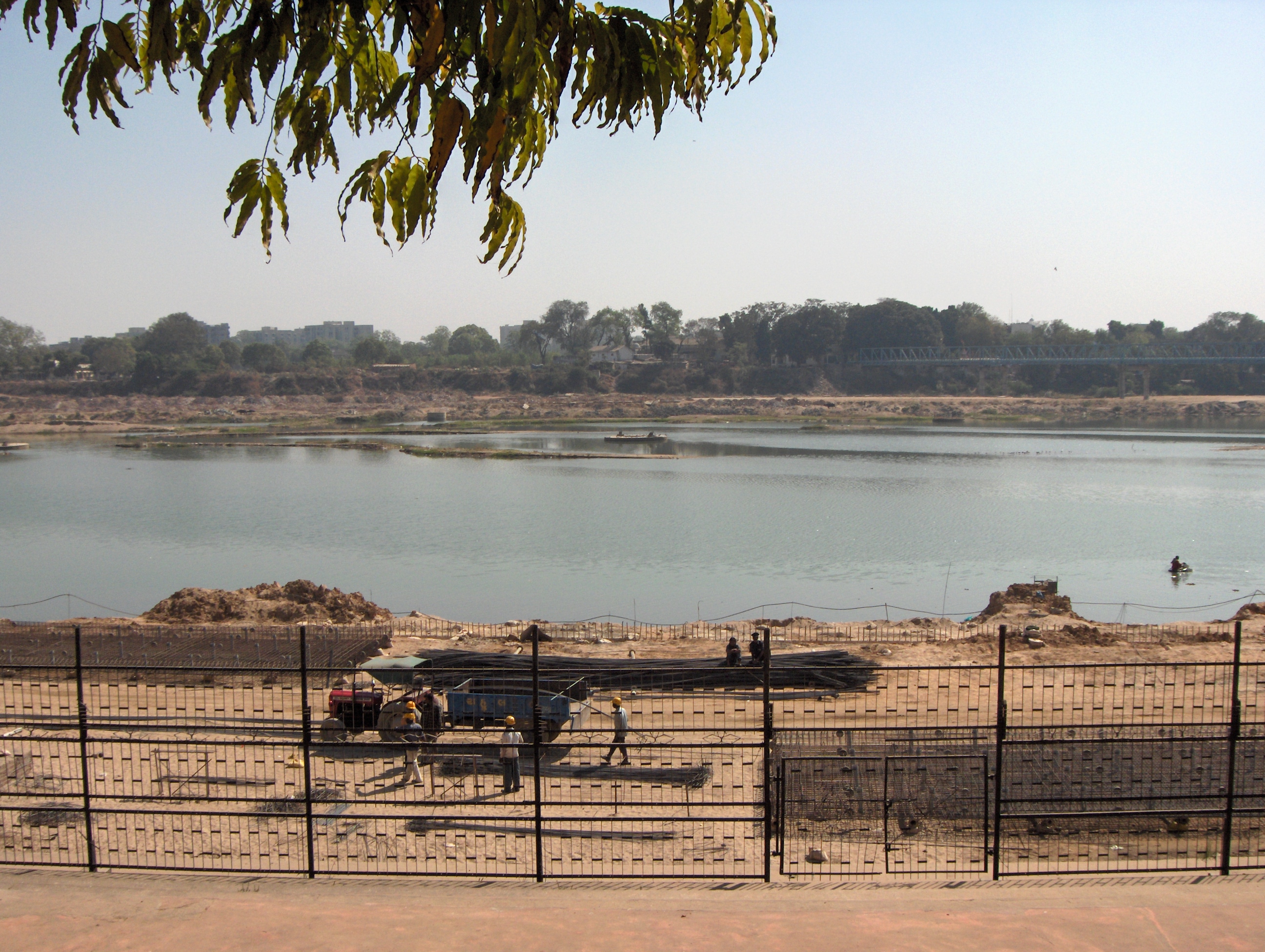 River Sabarmati in Ahmedabad, Gujarat