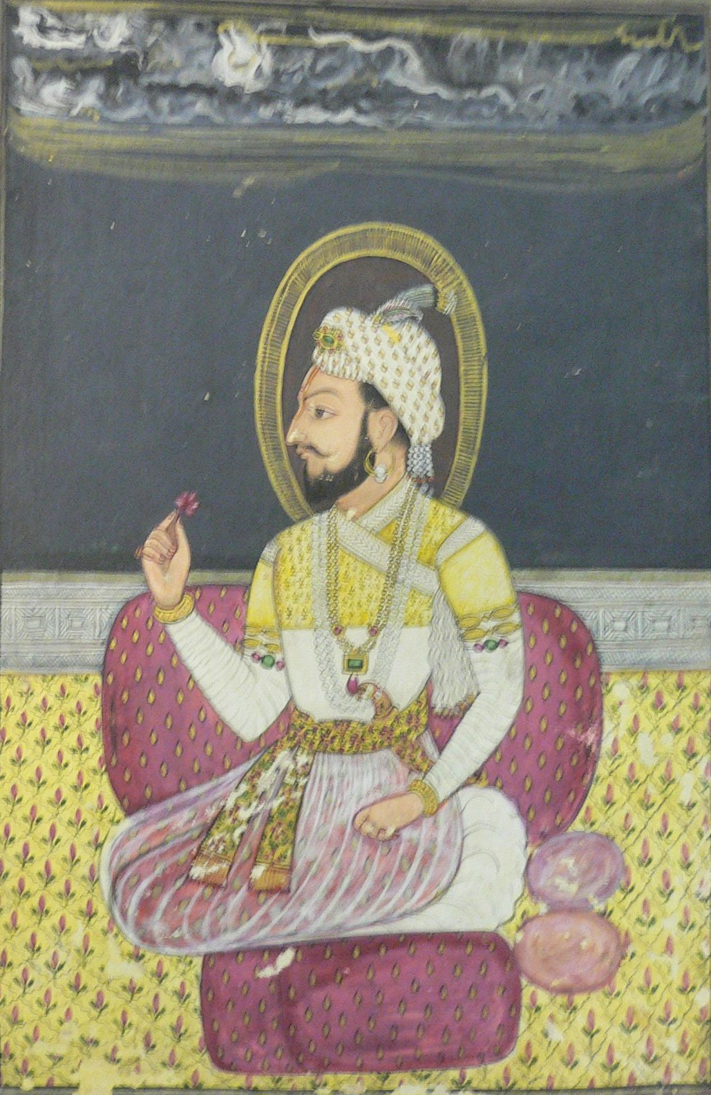 Sambhaji painting late 17th century.png