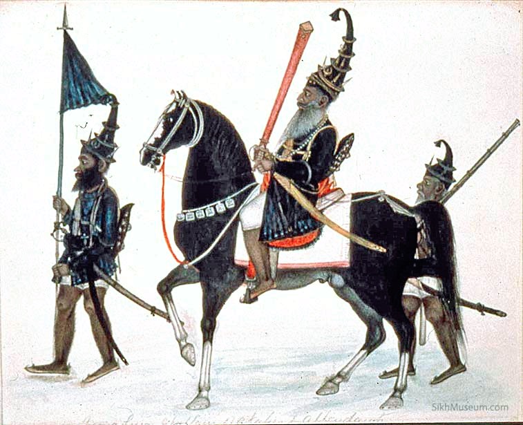 Sikh Khalsa Akali Nihangs.