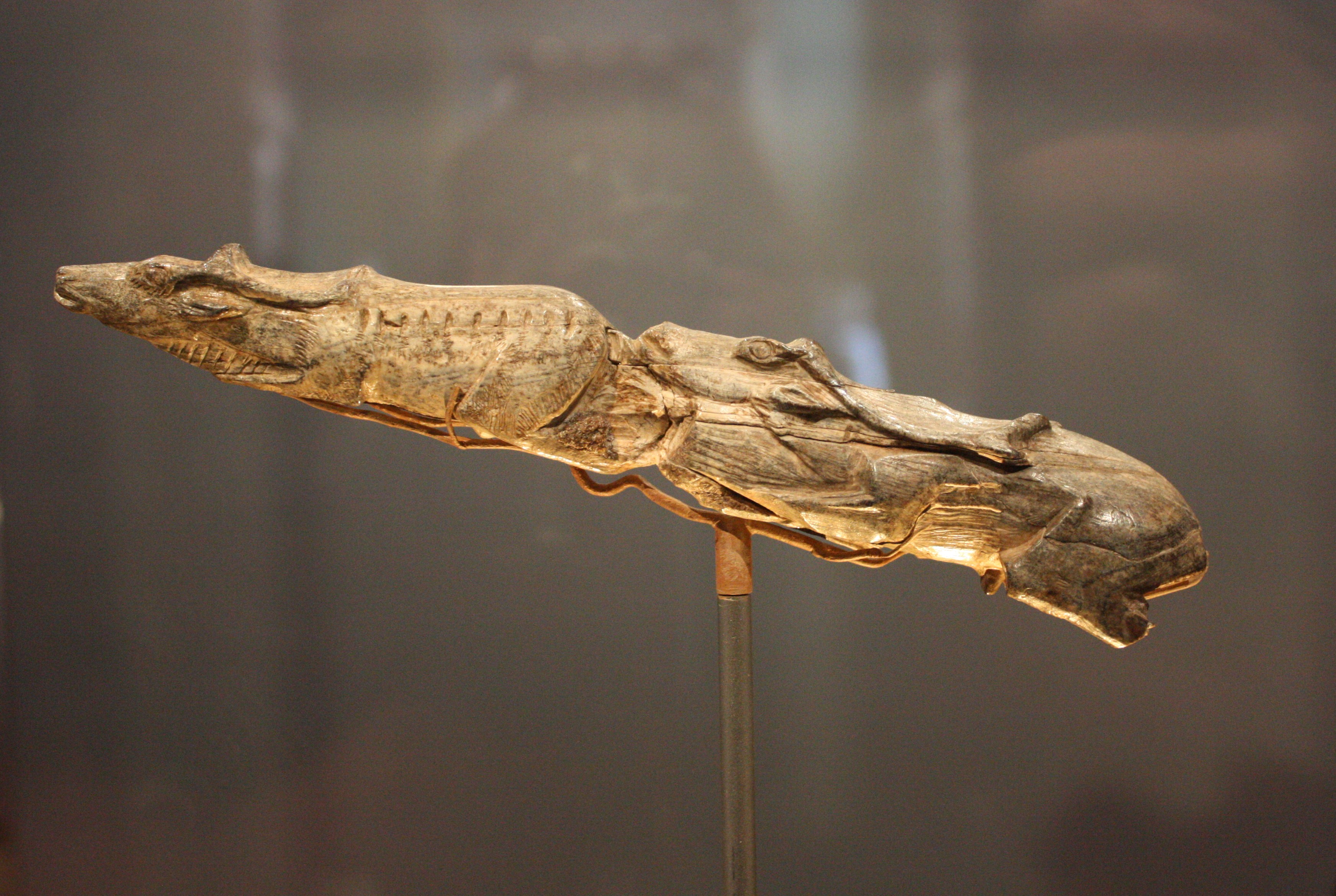 Room 3 – Swimming Reindeer carving, France, c. 13,000 years BC[89]