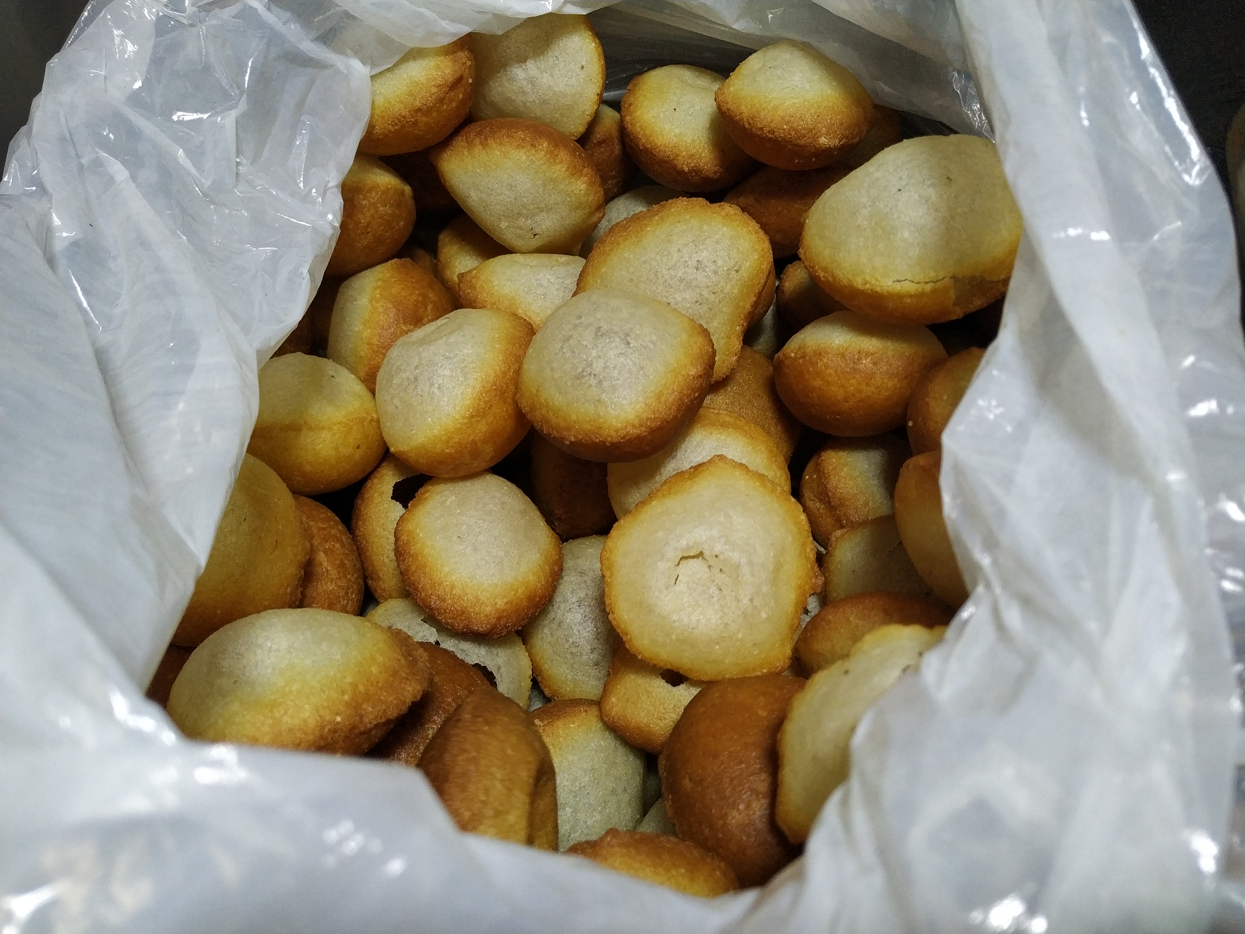 Sooji Puri used in panipuri.
