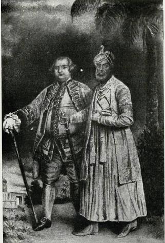 Muhammad Ali Khan Wallajah meeting with Stringer Lawrence