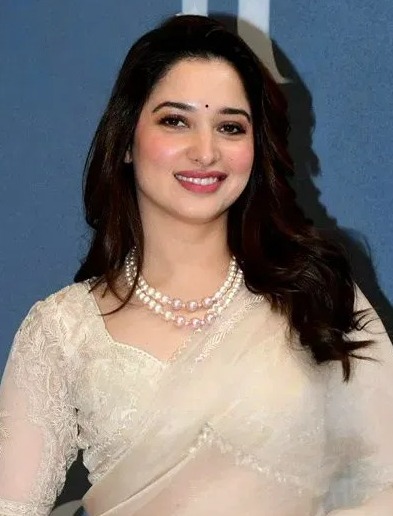 Tamannaah Bhatia at a song launch from the film Vedaa (cropped).jpg