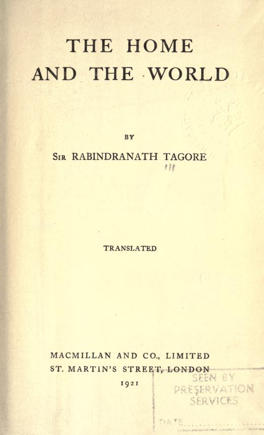 The Home and the World - cover page.jpg