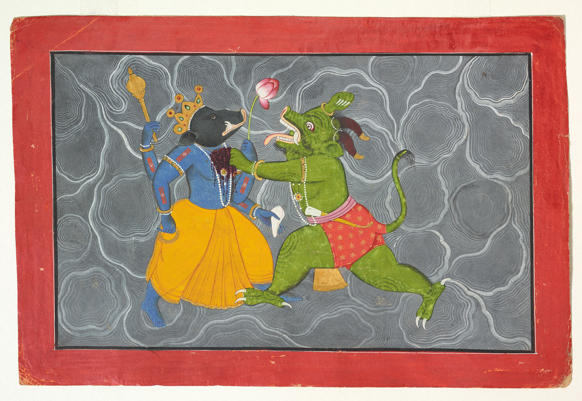 Varaha and Hiranyaksha.jpg